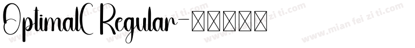 OptimalC Regular字体转换